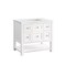 James Martin Vanities Breckenridge 36in Single Vanity, Bright White w/ 3 CM Arctic Fall Top 330-V36-BW-3AF - alternate 6